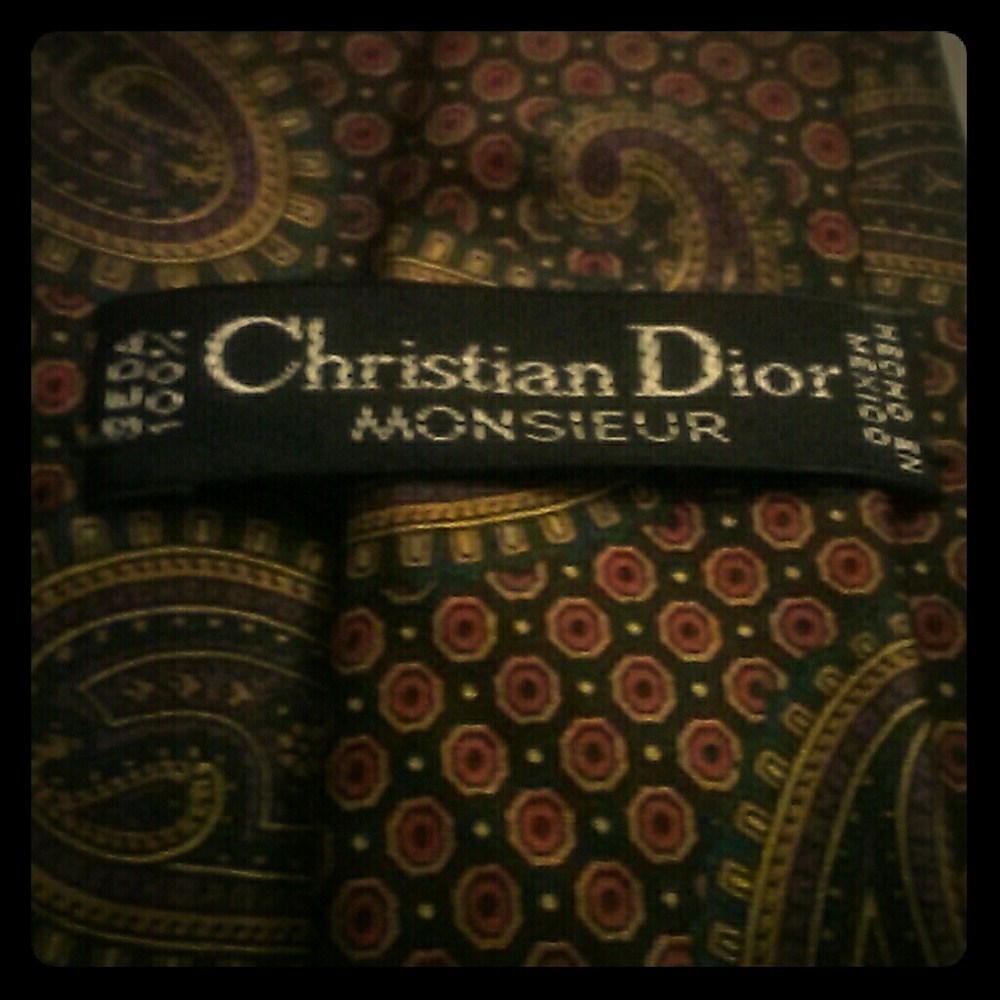 Christian Dior vintage tie